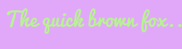 Image with Font Color B8F292 and Background Color E1A8FA